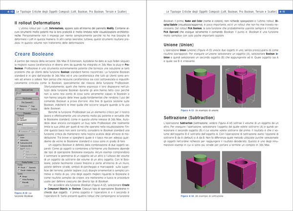 3ds Max Visualizzazione Architettonica - Vol. 1 - Pagine 4-10 e 4-11
