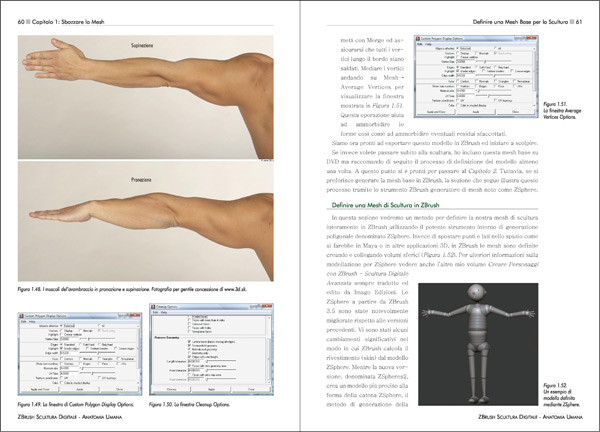 ZBrush Scultura Digitale - Anatomia Umana - pagine 60 - 61